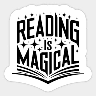 Reading Is Magical Sticker